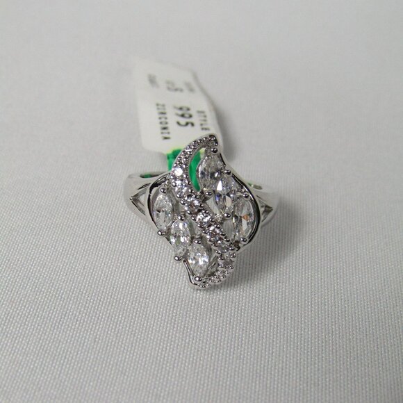 Jewelry - Cubic Zirconia | Stainless Steel | Ring | Size 5 | Women's